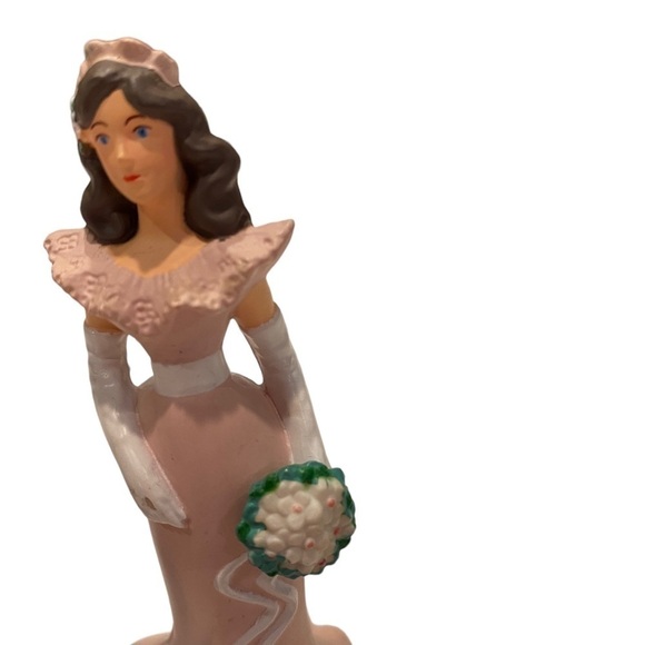 Wilton Bridesmaid in Pink/Blue Dress Cake Topper Figurines Decoration 1991 - Picture 7 of 12